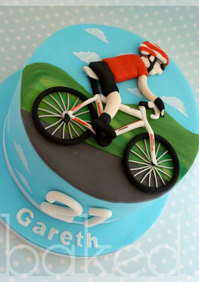 Cycle Cake, Mountain Bike Cake, Cycling Cake, Birthday Cake Video, Bicycle Cake, Bike Cake, Bike Cakes, Dad Birthday Cakes, Pinterest Cake