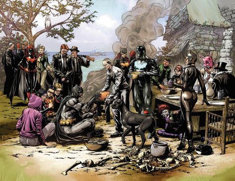 Batsgiving Batman White Knight, Batman Eternal, Jason Fabok, The Bat Man, White Knight, Thanksgiving Art, I Am Batman, Im Batman, Batman Family