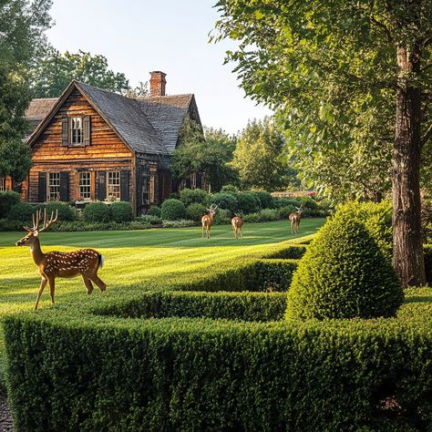 8 Deer-Resistant Shrubs Perfect For Country Yards Garden Deer Proof, Deer Resistant Landscaping, Deer Resistant Shrubs, Deer Proof, Shade Garden, Diy Garden, Garden Ideas, Oasis, Landscaping