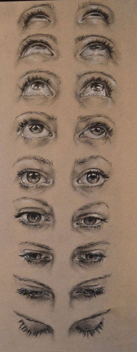 Art Classes & Artwork for Sale — Artist Pamela Vosseller Sketch Anatomy, Eyes Looking Down, Crying Eyes, Eyes Artwork, Eye Sketch, Drawing Faces, Eye Tutorial, Anatomy Art, Eye Drawing