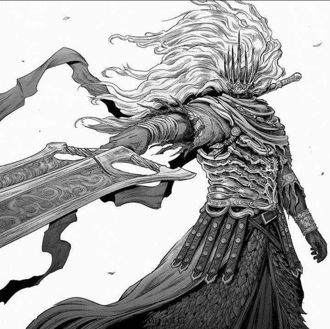 Dark Souls Characters, Nameless King, Armor Drawing, Dark Fantasy Artwork, Arte Peculiar, Dark Souls 3, Dark Souls Art, Manga Drawing Tutorials, 다크 판타지