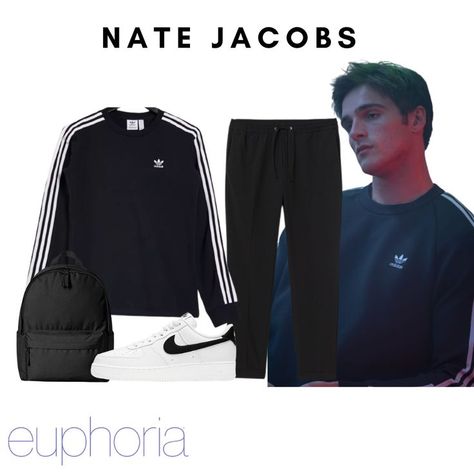 Don't you want to dress like the cast of Euphoria? Click here to shop the exact products of Nate Jacobs' outfit. Here's how to dress like Nate Jacobs - he has great style! Nate Jacobs Euphoria Outfits, Euphoria Outfits Nate, Euphoria Outfits Men, Euphoria Outfits Party, Nate Jacobs, Euphoria Outfits, Channel Outfits, 80s Fashion Men, 90s Fashion Outfits Hip Hop Party