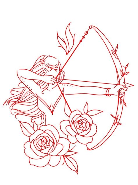 Artemis Tattoo, Archer Tattoo, Sagittarius Tattoo Designs, Sagittarius Tattoo, Mommy Tattoos, Witch Tattoo, Goddess Tattoo, Mythology Tattoos, Spine Tattoos