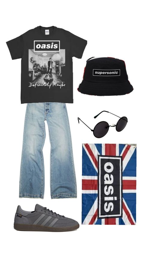 Oasis Outfit, Oasis Concert, Oasis Live, Reunion Outfit, Definitely Maybe, Oasis Clothing, Concert Fits, Dream Wardrobe, Concert Outfit