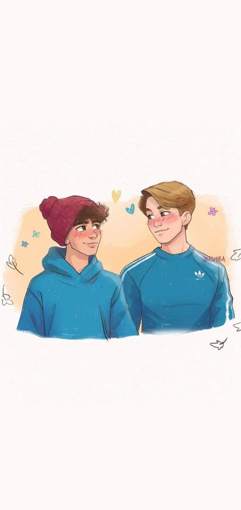 Hearstopper Fanart, Heartstopper Desenho, Dibujos Heartstopper, Heartstopper Painting, Heartstopper Dibujos, Heartstopper Fan Art, Drarry Wallpaper, Heartstopper Drawings, Cute Heartstopper