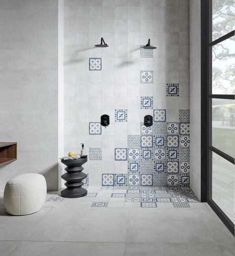 Ideas Para Cuartos, Bathroom Design Layout, Toilet Design, Tile Pattern, Construction Materials, Tile Patterns, Wall Tiles, Bathroom Design, Tile