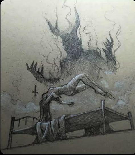 Gothic Drawings, Dark Creatures, Drawing Prompts, Incubus, Dark Art Drawings, Demon Art, Dark Art Illustrations, Beautiful Dark Art, Scary Art