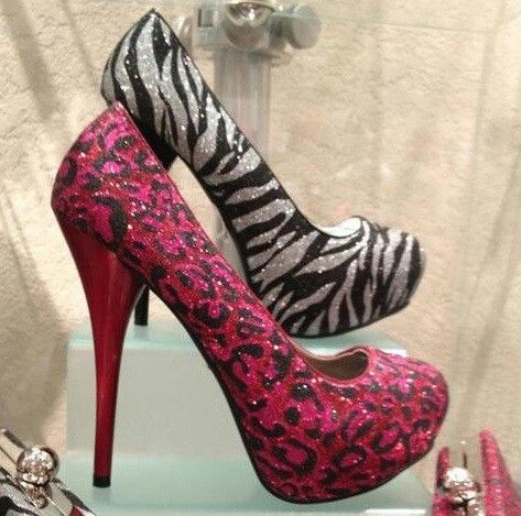 Would love to own a pair of each!! High Heels Boots, Animal Print Shoes, Animal Print Fashion, Fabulous Shoes, Hot Shoes, Shoe Closet, Shoe Print, Crazy Shoes, Pretty Shoes