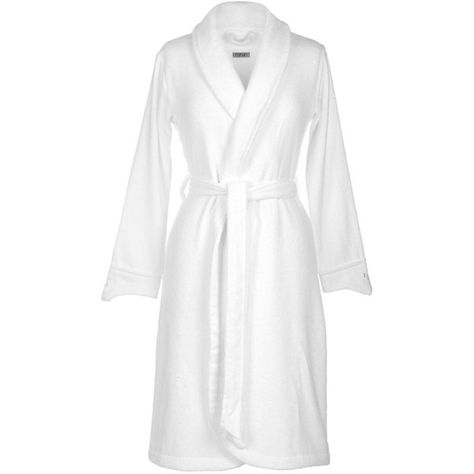 White Bath Robe, White Dressing Gown, White Robe Aesthetic, Robes White, White Bathrobe, Cotton Dressing Gown, Designer Bed, Bath Robes, Bath Robes For Women