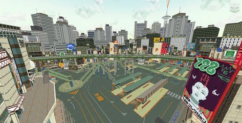 SEGA Memories: Playing Jet Set Radio Future for three days ... Jet Set Radio Future, New Jack City, Environment Projects, Jet Set Radio, Reverse Engineering, Sci Fi City, Cartoon Video Games, Bible Images, Video Game Design