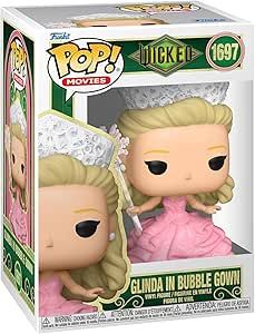 Amazon.com: Funko Pop! Movies: Wicked - Glinda in Bubble Gown : Toys & Games Wicked Glinda, Pop Action Figures, Funko Pop Dolls, Glinda The Good, Wicked Musical, Funk Pop, Glinda The Good Witch, Funko Pop Collection, Pop Vinyl Figures