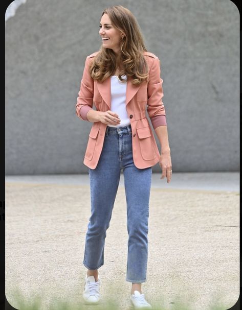 Salmon Jacket Outfit, Peach Jacket Outfit, Peach Jacket, Peach Shirt, Jacket Outfit, California Dreamin', Outfit Idea, Jacket Outfits, Personal Style