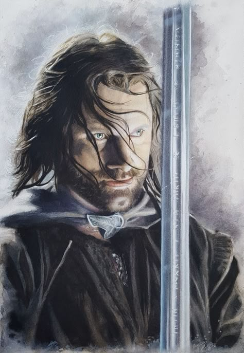 Aragorn Lotr, Lotr Characters, Lotr Movies, Lotr Trilogy, Nerd Memes, Lotr Elves, Bus Art, Samurai Wallpaper, Tolkien Books