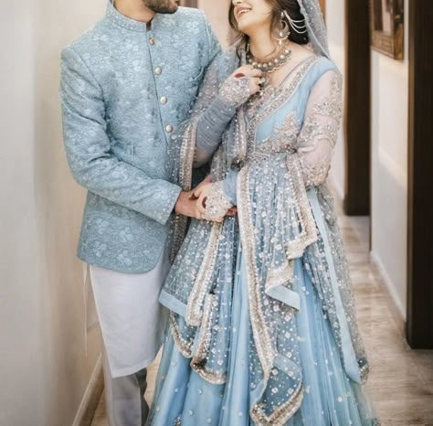 Walima Couple Matching Dress, Matching Nikkah Outfits, Engagement Couple Dress Pakistani, Nikha Dresses Pakistani Couple, Mehndi Groom Outfit Pakistani, Wedings Drees Couple, Engagement Dress For Groom, Wedding Matching Outfits, Nikah Outfit