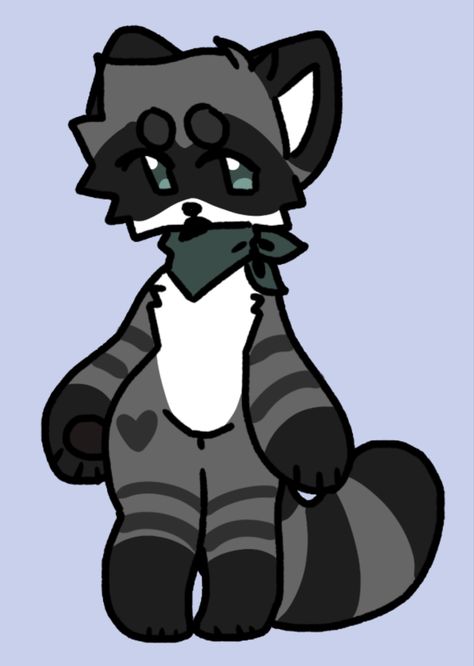 Raccoon Oc Art, Raccoon Fursona Base, Racoon Fursona, Raccoon Reference, Raccoon Fursona, Raccoon Oc, Fursona Ideas, Raccoon Art, Goofy Drawing