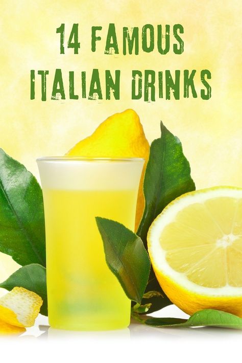 14 Famous Italian Drinks To Try In Italy (Or At Home) - Visit Prosecco Italy Italian Alcoholic Drinks, Prosecco Limoncello, Italian Cocktail Recipes, Italian Red Wine, Traditional Italian Food, Prosecco Drinks, Fresh Fruit Drinks, After Dinner Cocktails, Aperol Spritz Recipe