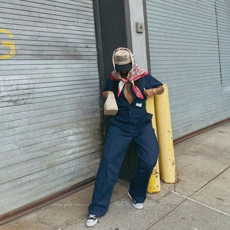 Eddy Elize on Instagram: "#NYFW Day 2" Eddy Elize Outfits, 90s Overalls Outfit, Styling Jumpsuits, 90s Overalls, Overalls Outfit, Playsuit, Overalls, Fashion Inspo, Rompers