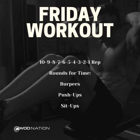 Wods Crossfit, Crossfit Workouts Wod, Crossfit Workouts At Home, Amrap Workout, Crossfit Wods, Wod Workout, Conditioning Workouts, Friday Workout, At Home Workout Plan