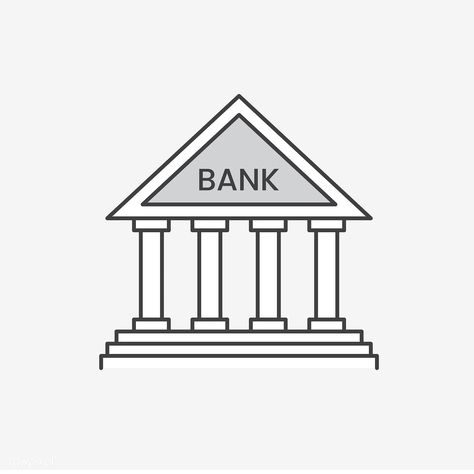 Illustration of bank icon | free image by rawpixel.com Visualize Value, Bank Icon, Store Names Ideas, Money Icon, Banks Icon, Chef Logo, Currency Design, Banks Logo, Ios Aesthetic