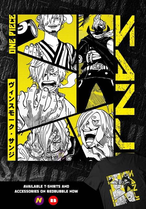 One Piece Sanji T-Shirt Manga Panel One Piece, Sanji Manga Panel, Sanji Manga, Beautiful Friend Quotes, One Piece Sanji, Magazine Cover Ideas, One Piece T Shirt, One Piece Series, Anime Streetwear