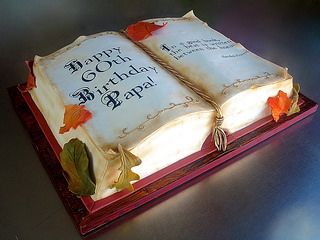 Book Cake Decorating Ideas, Birthday Cake Ideas For Book Lovers, Cake Book Design Ideas, Open Book Cake Ideas, Birthday Cake Book Design, Cakes Books Design, Open Book Cake Ideas Birthdays, Cakes Based On Books, Worm Cake