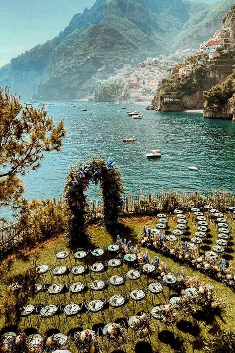 Amalfi Coast Wedding Venues, Wedding Place Italy, Small Destination Wedding Italy, Italy Wedding Venues Amalfi Coast, Italy Villa Wedding Venues, Villa Treville Wedding, Positano Wedding Venues, Weddings In Capri Italy, Wedding Dresses For Italy