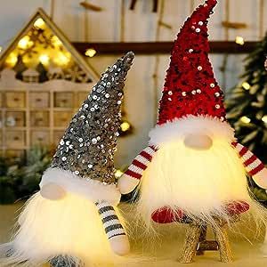 Elf Christmas Decorations, Xmas Table Decorations, Sequin Hat, Elf Decorations, Gnome Gift, Led Christmas Lights, Christmas Gnomes, Christmas Dolls, Decorating With Christmas Lights