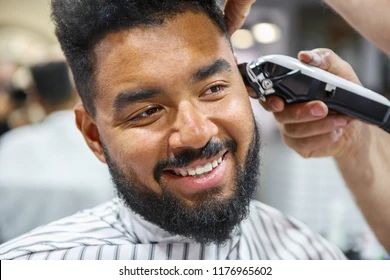 Haircut Stock Photos, Images & Photography | Shutterstock Healthy Black Hair, My Haircut, Crop Haircut, Crop Hair, Mens Haircuts, The Better Man Project, Hair Shedding, Coarse Hair, Hair Detangler