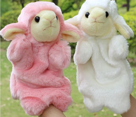 Children hand puppet large small animal Sheep  Plush puppet toys for baby kids tell story toy Animal Hand Puppets, Puppet Toys, Puppet Theater, Cute Sheep, Hand Puppet, Educational Baby Toys, Educational Toys For Kids, Hand Puppets, Child Doll