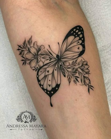 Tattoos On Arm, Butterfly With Flowers, Butterfly Tattoos On Arm, Butterfly Tattoos For Women, Forarm Tattoos, Forearm Tattoo Women, Stylist Tattoos, Butterfly Tattoo Designs, Butterfly Tattoos