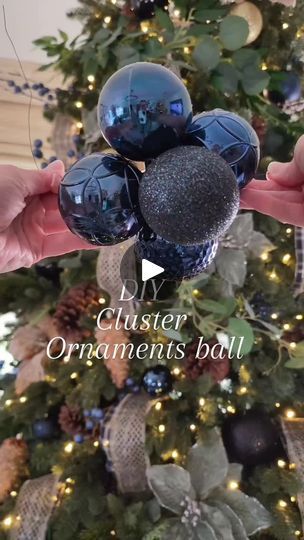 4.3K views · 6.6K reactions | DIY Cluster ornaments🎄

Follow and comment SNOW for details to send to your inbox 

Christmas decorating tip✨️ save for later 

These were such a big hit last year, I thought I would share them again! 

It's super easy to make and is an inexpensive way to spice up your tree. It fills those empty spaces, and adds more visual interest! You could also use the bigger ornaments! 

I used floral wire, but you can
use pipe cleaners.
•
#diychristmas #diychristmasdecorations
#diychristmasdecor
#christmastreedecorating
•
Christmas tree tutorial|  Christmas decorations| Christmas tips| Christmas hacks| holiday decor | Christmas ideas| decorating tipsl | Fallons.homestead Christmas Tree Big Balls, 7.5 Christmas Tree, Interesting Christmas Trees, Filler For Christmas Tree, How To Hang Christmas Ornaments On Tree, Christmas Tree Bulb Clusters, How To Make Ornament Clusters, Christmas Ball Clusters On Tree, Christmas Tree Ornament Clusters