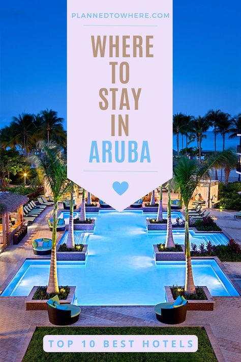 Whether you are looking for adults-only accommodations, high rise hotels directly on the beach, family-friendly resorts, or all-inclusive experiences, Aruba has something for everyone! See our top hotel and resort recommendations and start planning your trip to Aruba - One Happy Island - today! Aruba Trip, Aruba Hotels, Visit Aruba, Travel Caribbean, Aruba Travel, Caribbean Destinations, Traveling Tips, Central America Travel, Destinations Travel