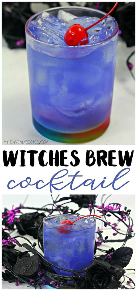 Witches brew cocktail- a fun alcoholic halloween drink to make for friends! Fun cocktail for a party. Purple people eater drink. Halloween drinks. Purple People Eater Drink, Witches Brew Cocktail, Halloween Alcohol, Purple People Eater, Halloween Party Drinks, Halloween Drinks Alcohol, Halloween Drink, Party Drinks Alcohol, Purple People