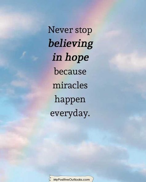 Miracles Happen Everyday, Praying For A Miracle, Quotes Of Faith, Never Stop Believing, Miracle Quotes, Never Give Up Quotes, Ivf Baby, Give Up On Your Dreams, S Wallpaper