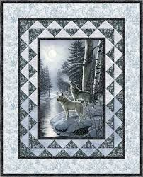 Deer Quilt, Wildlife Quilts, Rushing Water, Panel Quilt Patterns, Fabric Panel Quilts, Quilt Square Patterns, Quilt Border, Lap Quilts, Picture Quilts