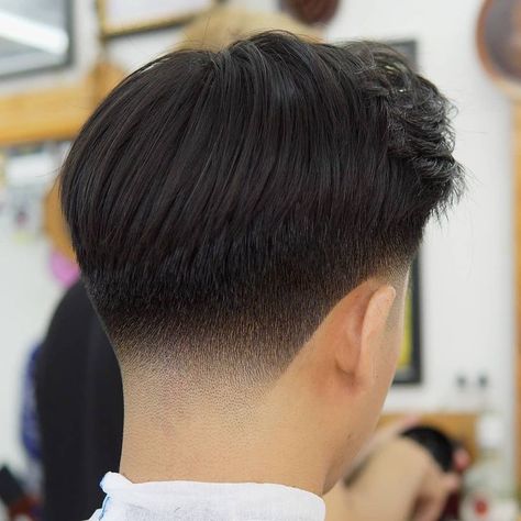 Low Fade Long Hair, Very Short Hair Men, Male Haircuts Curly, Drop Fade Haircut, Mens Haircuts Short Hair, Gents Hair Style, Asian Haircut, Korean Short Hair, Mens Hairstyles Thick Hair