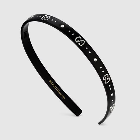 Shop the GG crystals hairband at GUCCI.COM. Enjoy Free Shipping and Complimentary Gift Wrapping. Gucci Headband, Gucci Clothes, Luxury Headbands, Dream Wishlist, Aesthetic Hairstyles, Fall Rings, Gucci Outfits, Bow Hair Clip, Haircut Styles