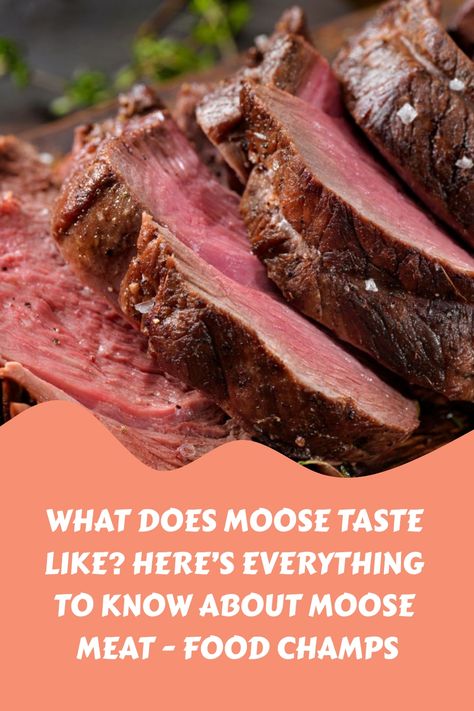 Moose meat isn’t easy to find, so what does moose taste like? Here’s everything to know about moose meat, including what it tastes like and how to cook it. Moose Meat Recipes Slow Cooker, How To Cook Moose Meat, Moose Backstrap Recipes, Ground Moose Meat Recipes, Moose Recipes, Moose Meat, Backstrap Recipes, Nice To Meat You, Venison Meat