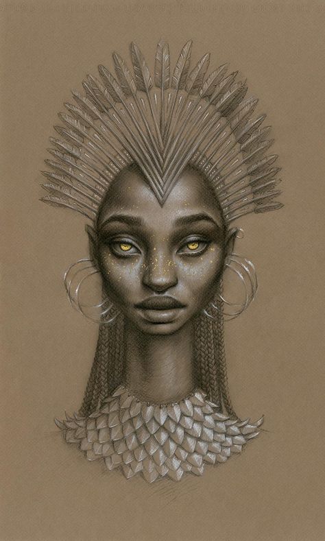 Sara Golish, African Tattoo, Afrique Art, Heroic Fantasy, Afrocentric Art, Desenho Tattoo, Africa Art, Arte Inspo, Dope Art