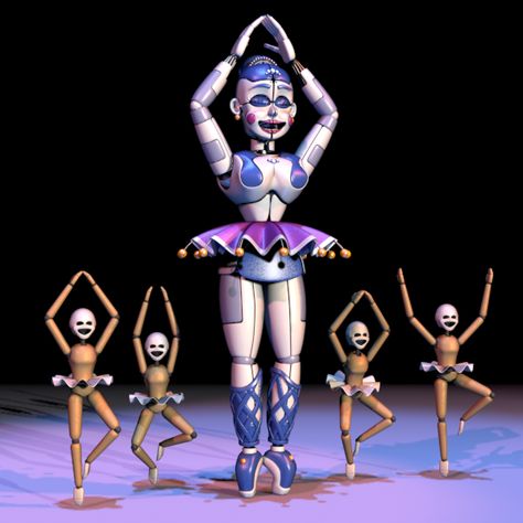 Ballora | Five Nights at Freddy's Wiki | FANDOM powered by Wikia Ballora Sister Location, Ballora Fnaf, Fnaf 5, Purple Tutu, Fnaf Sl, Fnaf Sister Location, Funtime Foxy, Circus Baby, Fnaf Memes