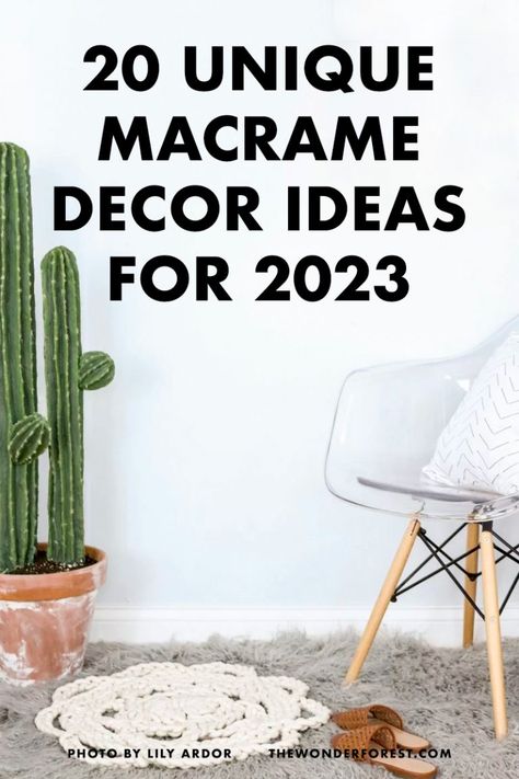 Macrame Ideas | Macrame Rug | Easy Macrame DIY | 2023 DIY Ideas | Cute Home Decor DIY | Wonder Forest Macrame New Ideas 2023, Macrame Trends 2023, Diy Macrame Gift Ideas, Macrame Rug Diy, Diy Macrame Rug, Macrame Headboard Diy, Unique Macrame Ideas, Macrame Shelf Diy, Macrame Table Runner Diy