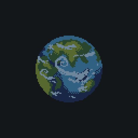 Pixel Earth Wallpaper, Earth Pixel Art, Pixel Earth, Neptune Planet, Idle Game, Pixel Art Background, Globe Art, Poster Background, Poster Background Design