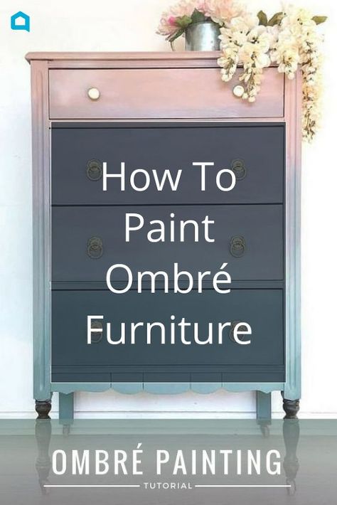 Ombré Furniture, Colour Bathroom, Painting Ideas Tutorials, Pallet Potting Bench, Bed Cheap, Paint Styles, Modern Bedside Tables, House Closet, Bathroom Window Treatments