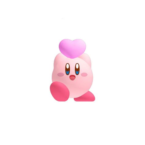 Kirby Heart Icon, Kirby White Background, Kirby Themed Phone, Kirby Icons Png, Kirby Emoji, Kirby Phone Theme, Kirby With Heart, Kirby Ios, Kirby Transparent