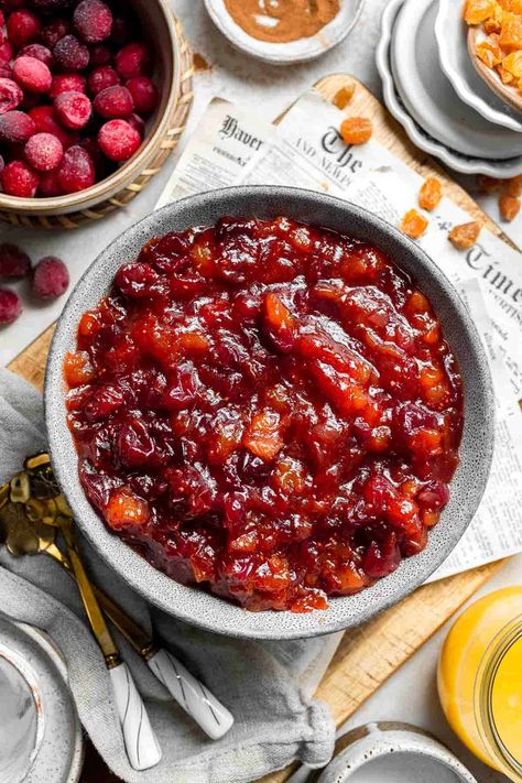 Cranberry Chutney Cranberry Pineapple Chutney Recipe, Cranberry Orange Chutney Recipe, Cranberry Pear Chutney, Cranberry Chutney Recipe Easy, Chutney For Ham, Cranberry Chutney Recipe Thanksgiving, Cranberry Orange Chutney, Cranberry Chutney Recipe, Fresh Cranberry Recipes