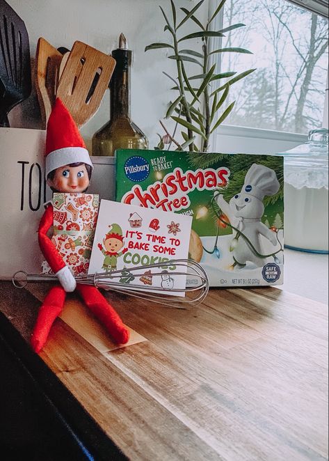 Elf On The Shelf Bake Cookies, Baking Elf On The Shelf Ideas, Elf On Shelf Cookie Ideas, Elf On The Shelf Cooking Ideas, Elf On Shelf Baking Ideas, Elf On The Shelf Croc, Elf Baking Ideas, Elf On The Shelf Baking Cookies Ideas, Elf On The Shelf Cookies For Santa