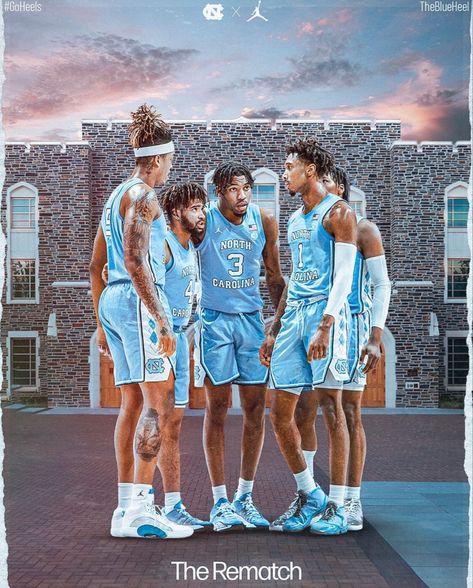 Unc Tarheels Wallpaper, Unc Basketball Wallpaper, Carolina Blue Wallpaper, Unc Wallpaper, Rj Davis, Armando Bacot, Braves Wallpaper, Best Basketball Jersey Design, Atlanta Braves Wallpaper