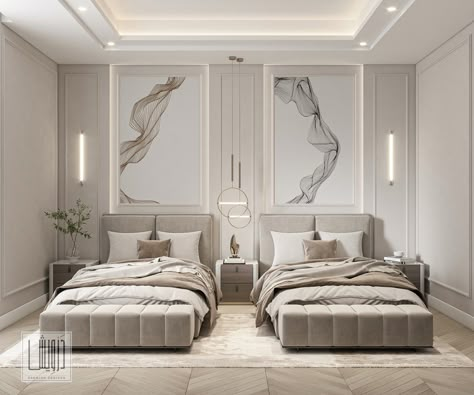 Sleeping Room Design, Modern Guest Bedroom, Guest Bedroom Design, Luxury Room Bedroom, Modern Luxury Bedroom, Guest Bedroom Decor, Hotel Room Design, Luxury Bedroom Design, Kids Interior Room