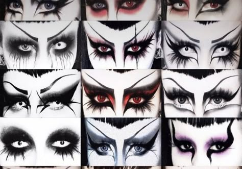 Eyeliner Looks Goth, Romantic Goth Makeup, Goth Drag, Maquillage Goth, Trad Goth Makeup, Goth Eye Makeup, Drag Make-up, Punk Makeup, Trad Goth