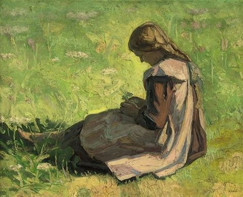 Post Impressionism Art, Grass Drawing, Greek Paintings, Grass Painting, Acrylic Painting Tips, Painter Artist, Impressionism Art, Post Impressionism, Vintage Portraits